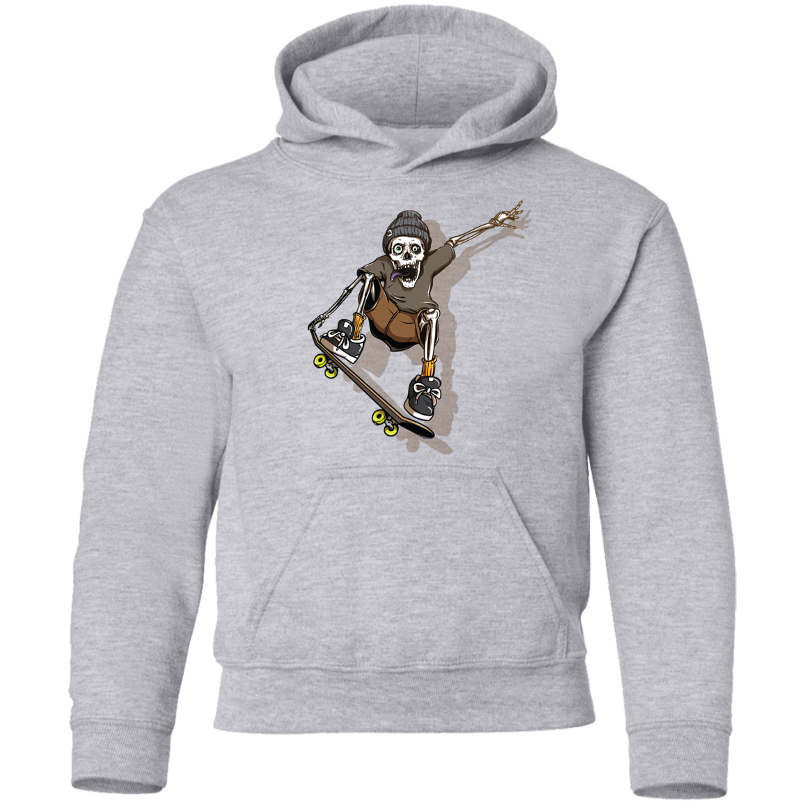 Skeleton Skater Kids Hoodie