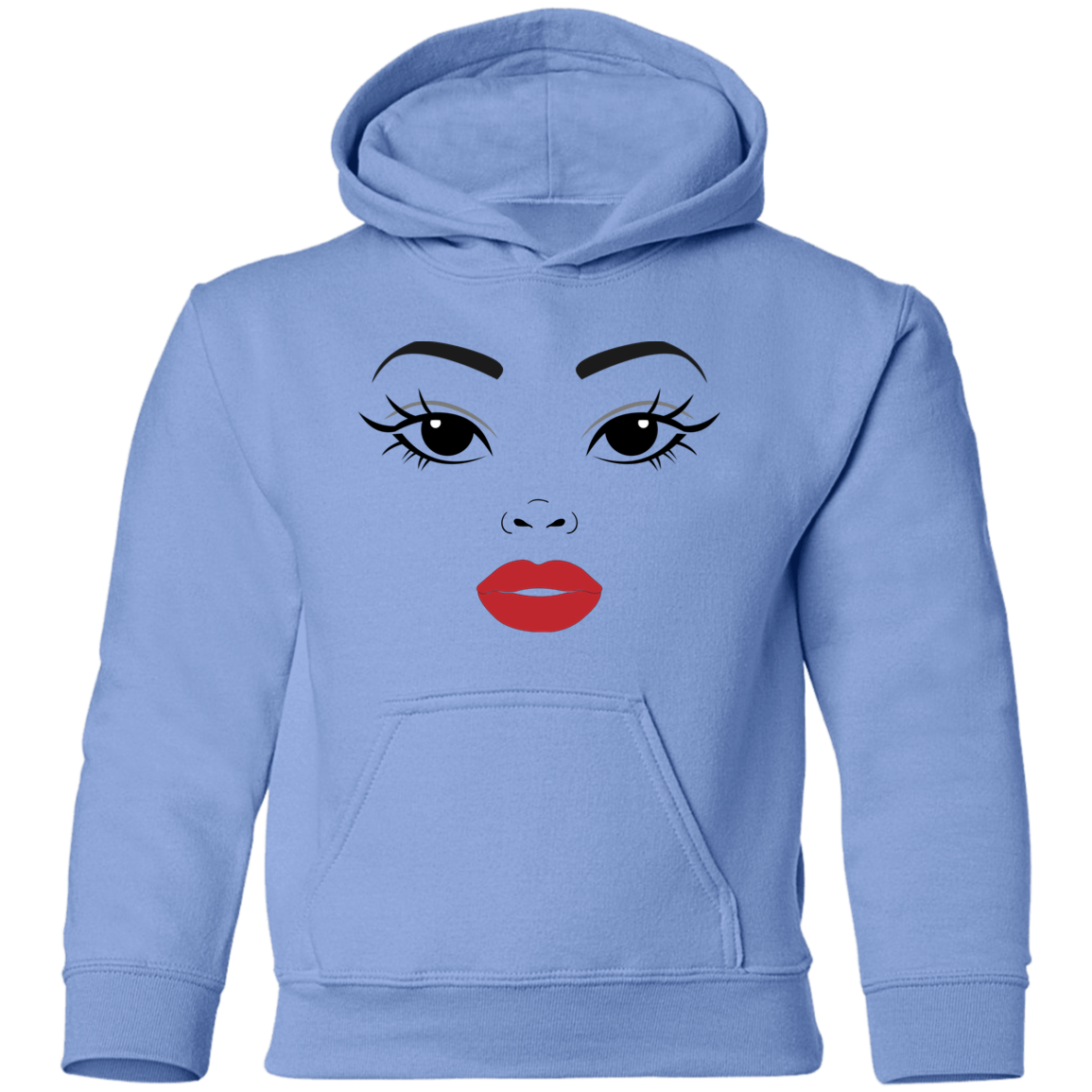 Girl Face Kids Hoodie