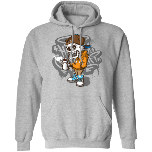Skeleton Graffiti Artist Hoodie CC