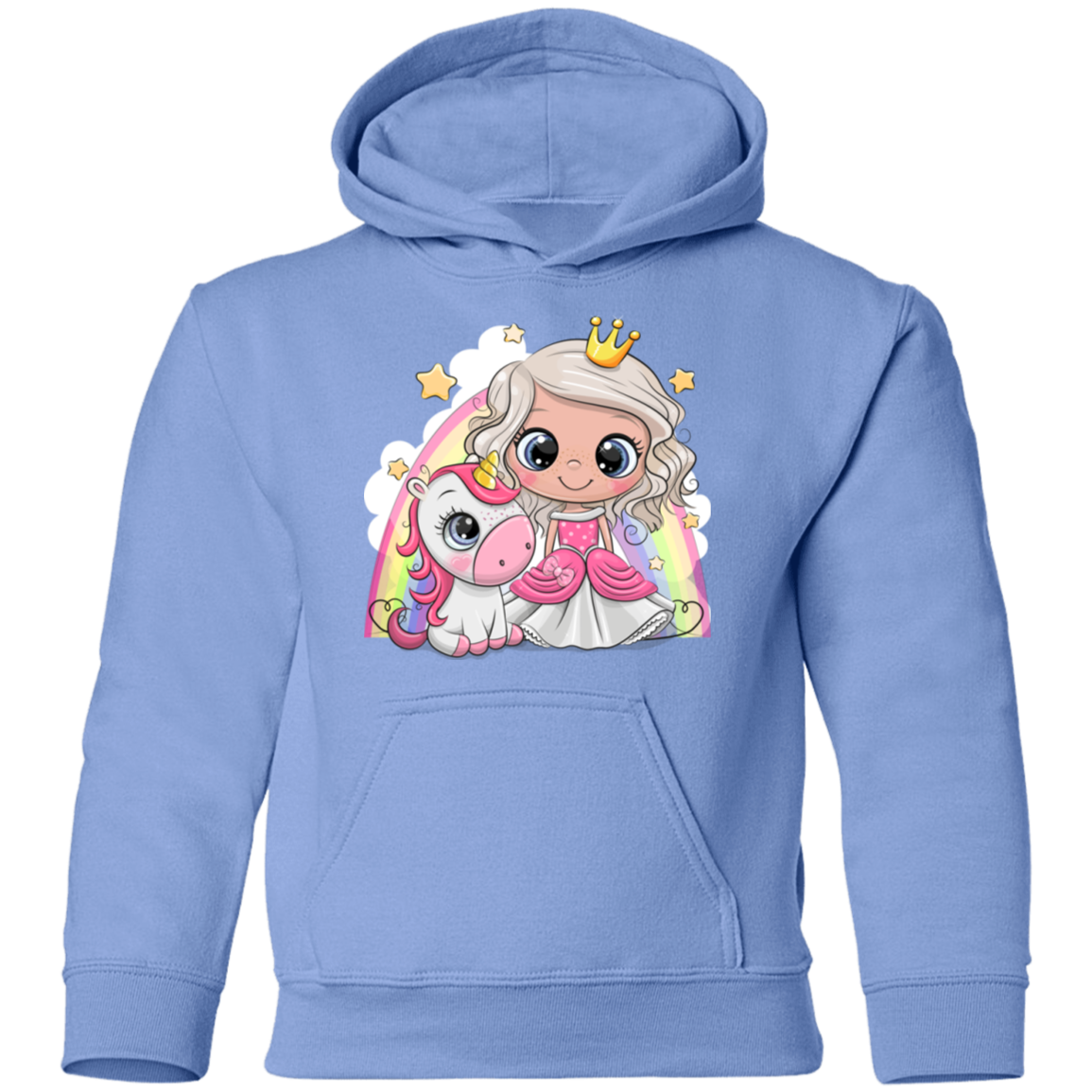 Unicorn Princess Cartoon Kids Hoodie