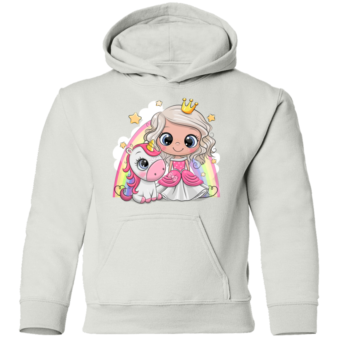 Unicorn Princess Cartoon Kids Hoodie