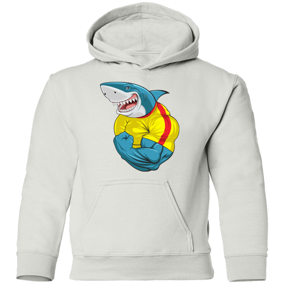 Muscle Shark Kids Hoodie