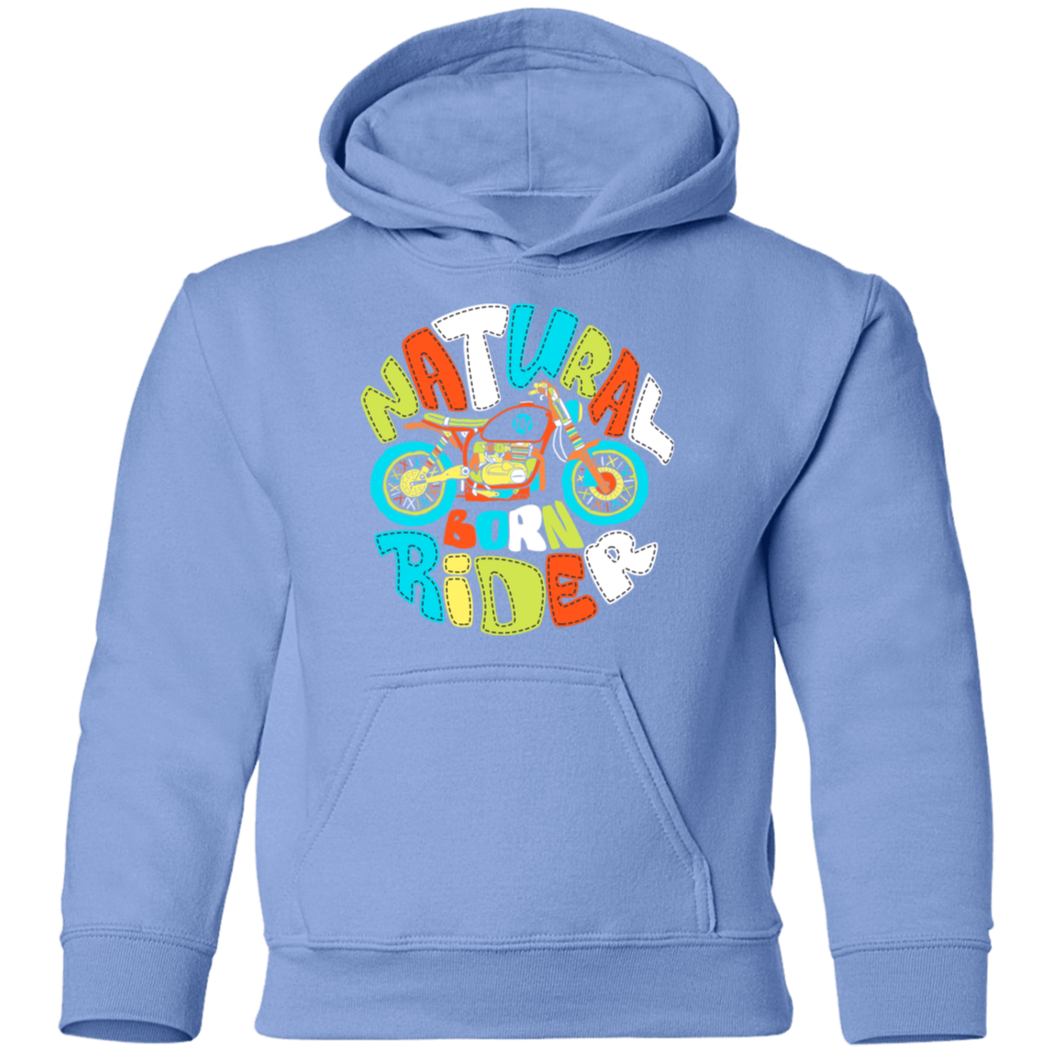 Natural Born Rider Kids Hoodie