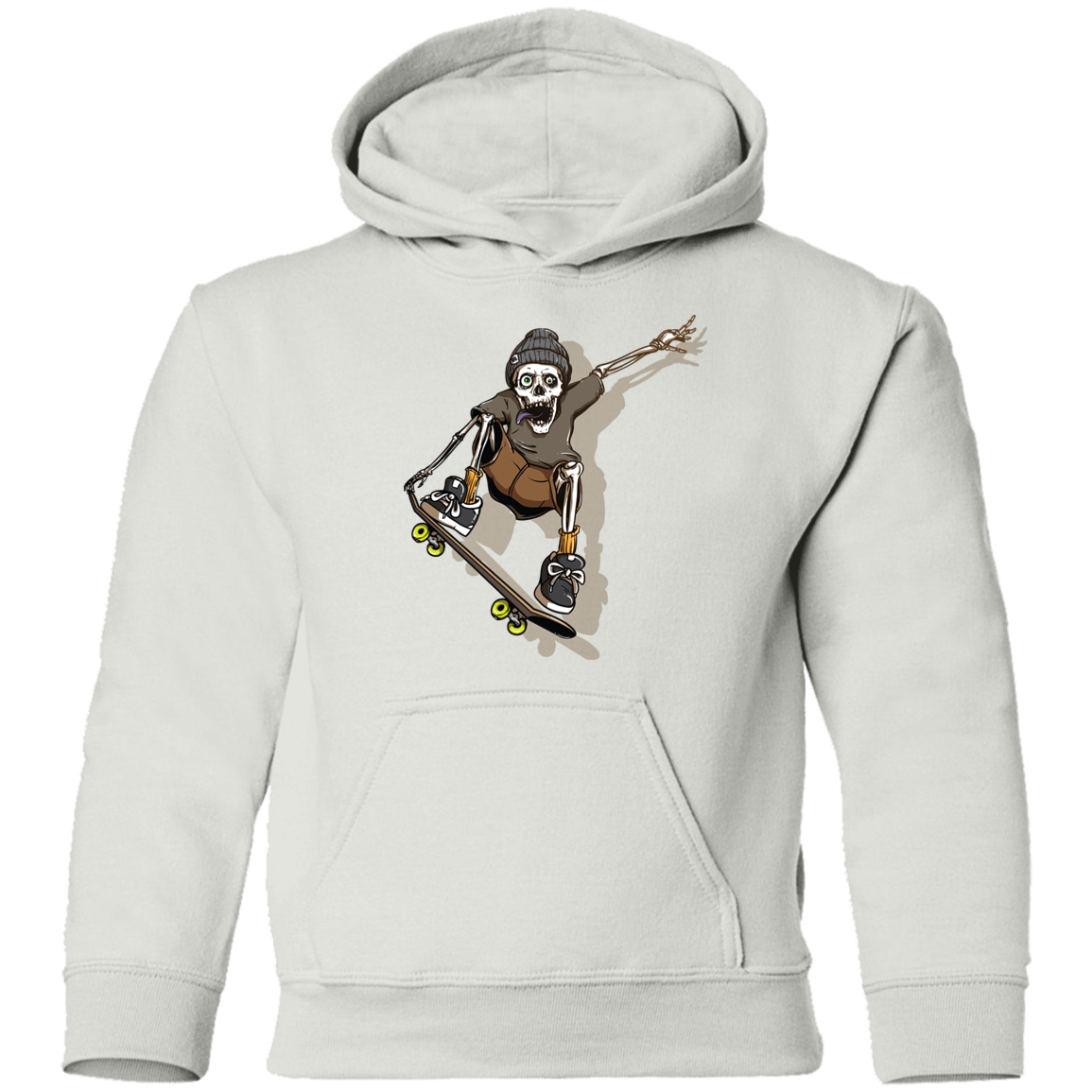 Skeleton Skater Kids Hoodie