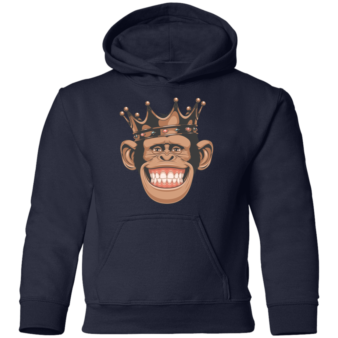 Monkey Crown Kids Hoodie