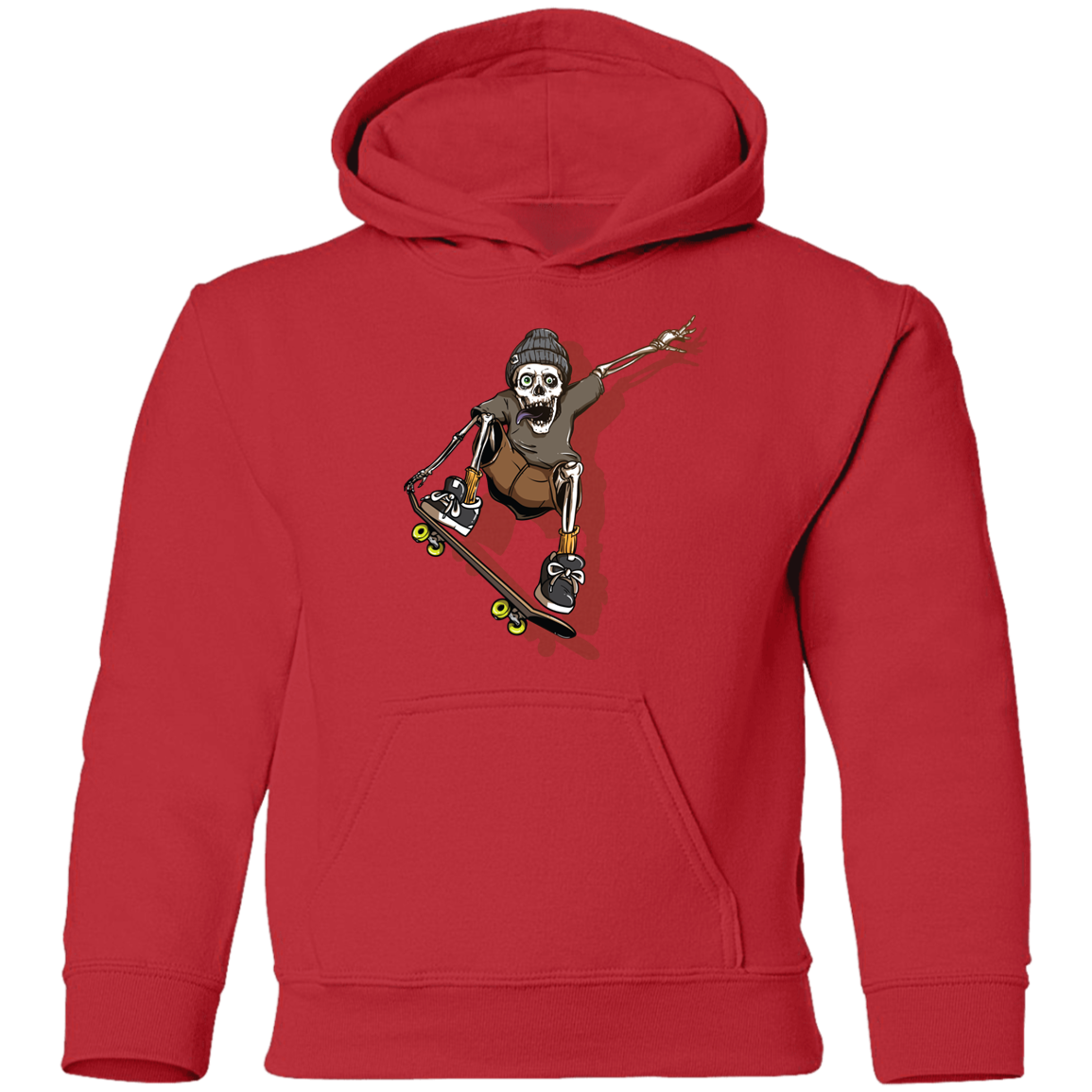 Skeleton Skater Kids Hoodie