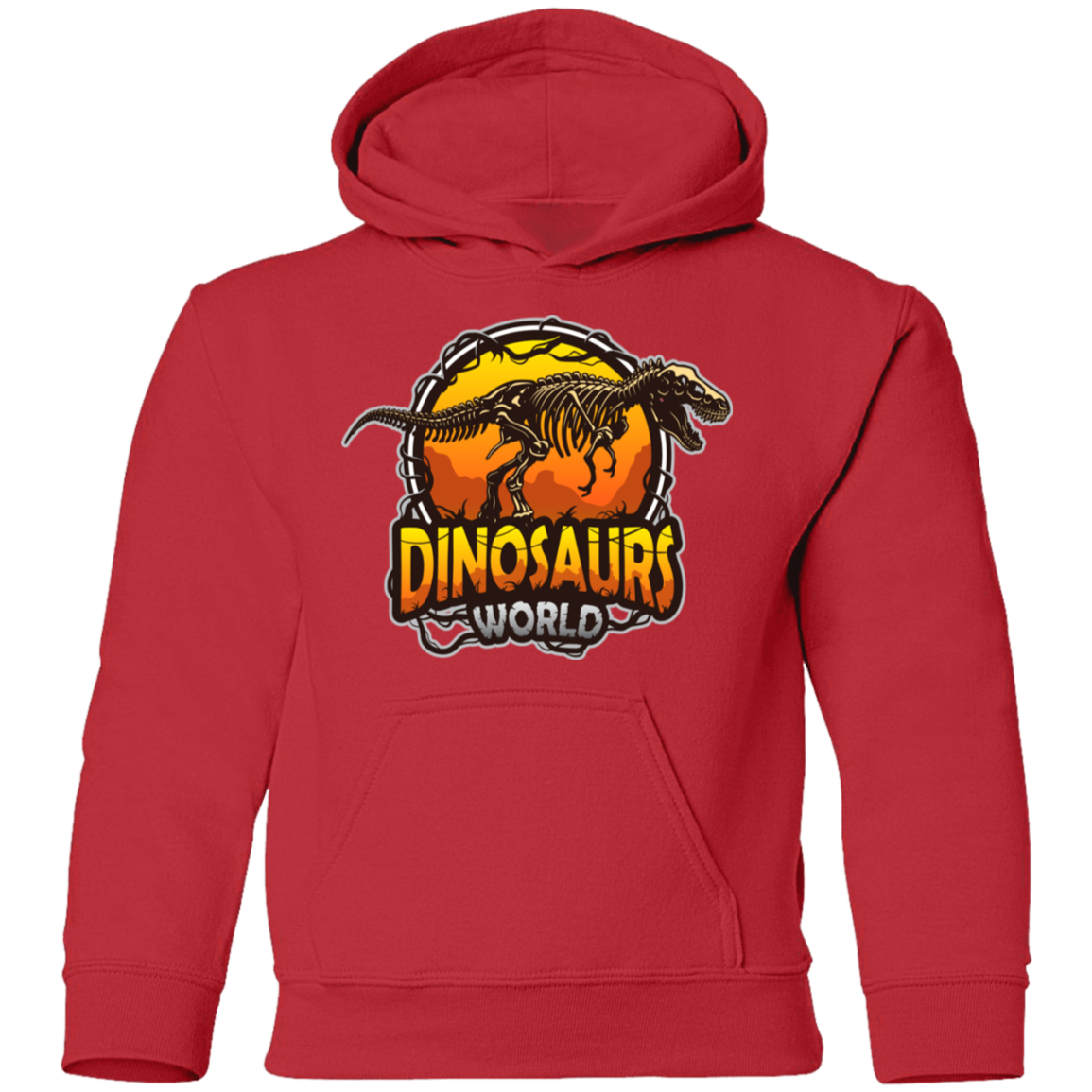 Dinosaurs World Kids Hoodie