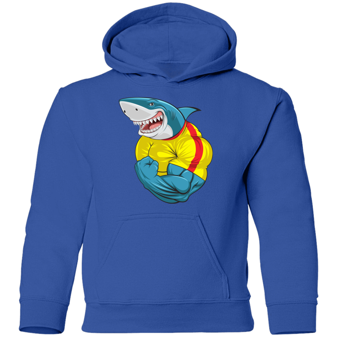 Muscle Shark Kids Hoodie