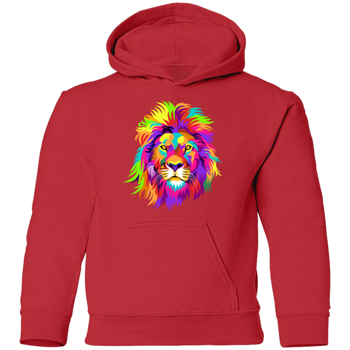Colorful Lion Kids Hoodie