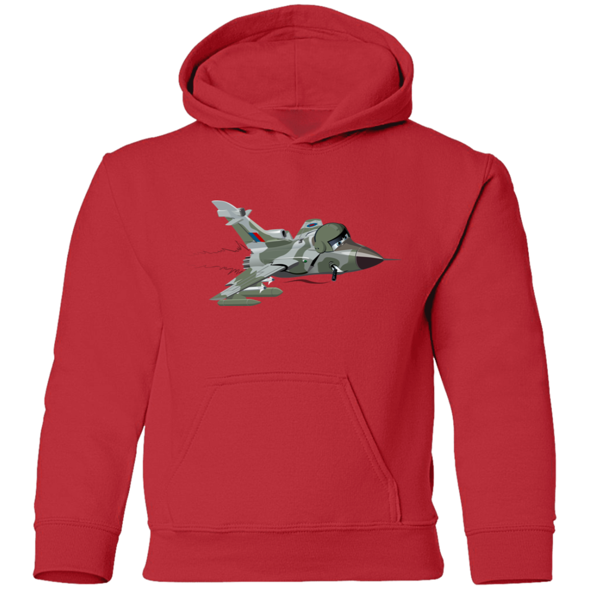 Fighter Jet Kids Hoodie
