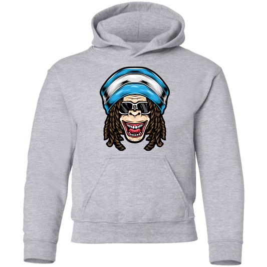 Monkey Dread Locks Kids Hoodie