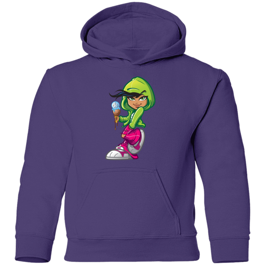 Ice Cream Girl Cartoon Kids Hoodie