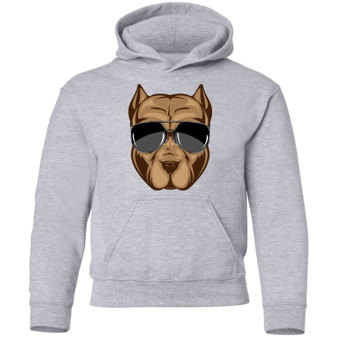 Dog Sunglasses Kids Hoodie