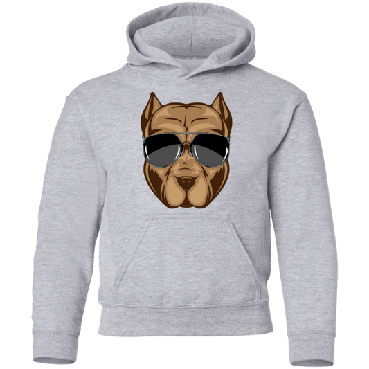 Dog Sunglasses Kids Hoodie