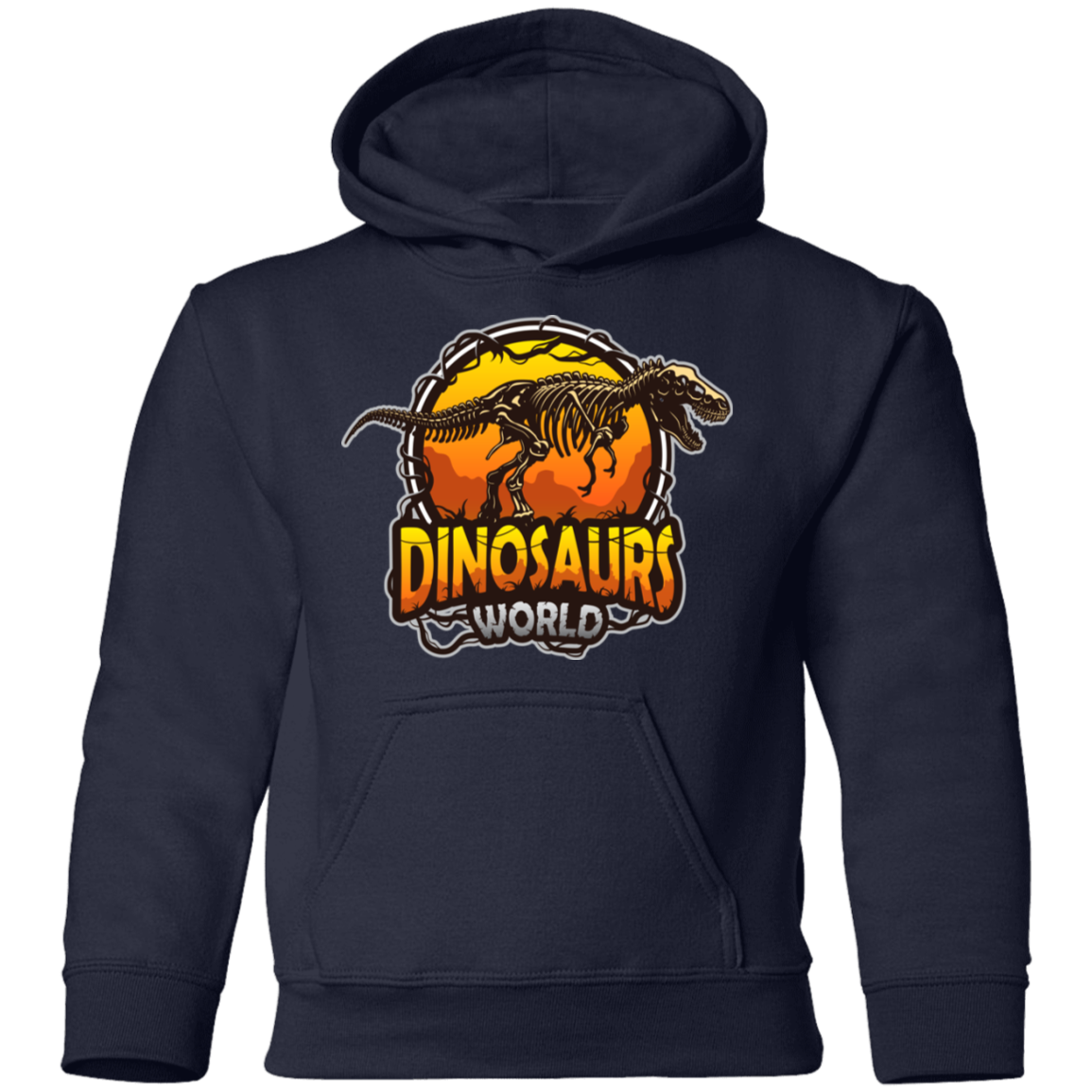 Dinosaurs World Kids Hoodie