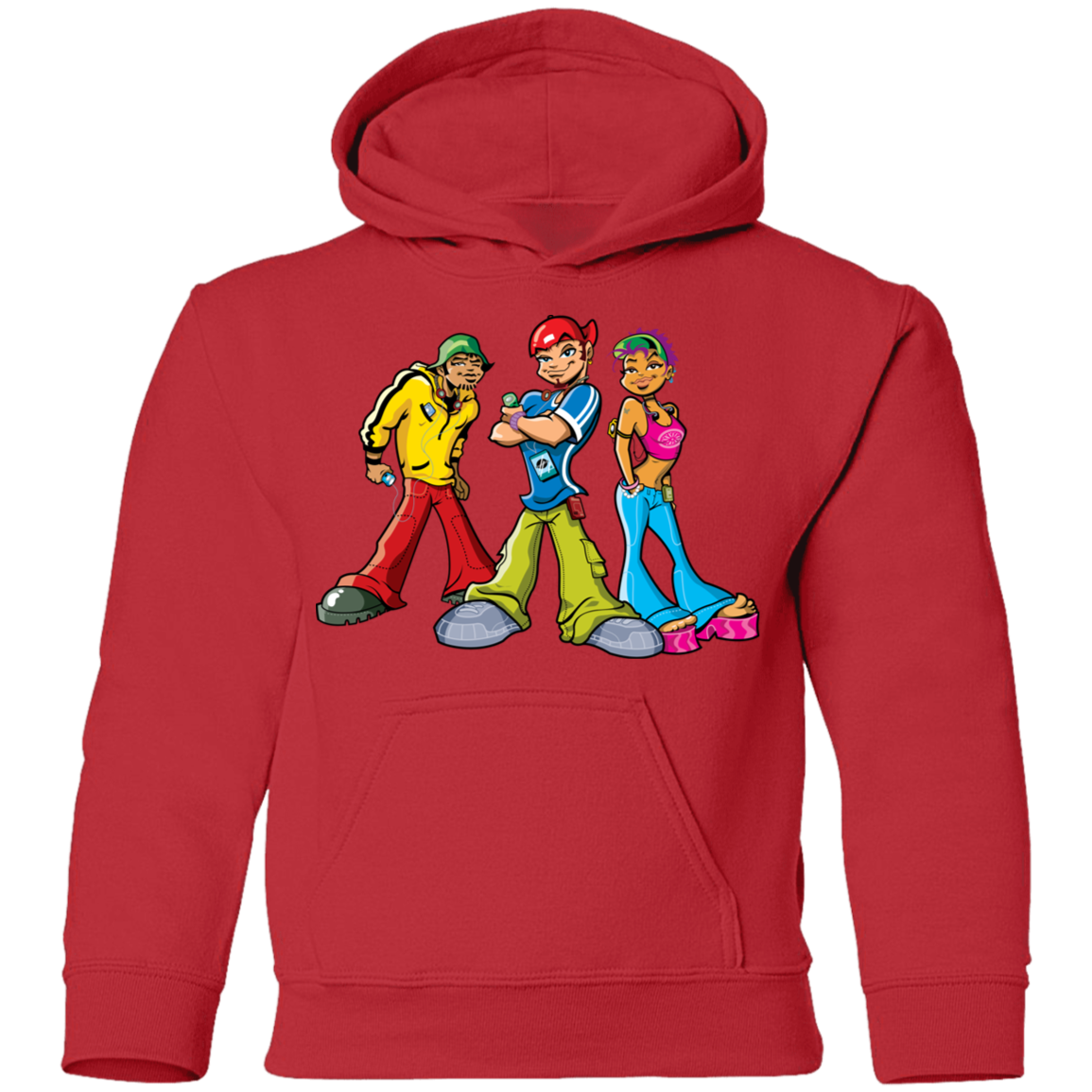 Hip Hop Cartoons Kids Hoodie