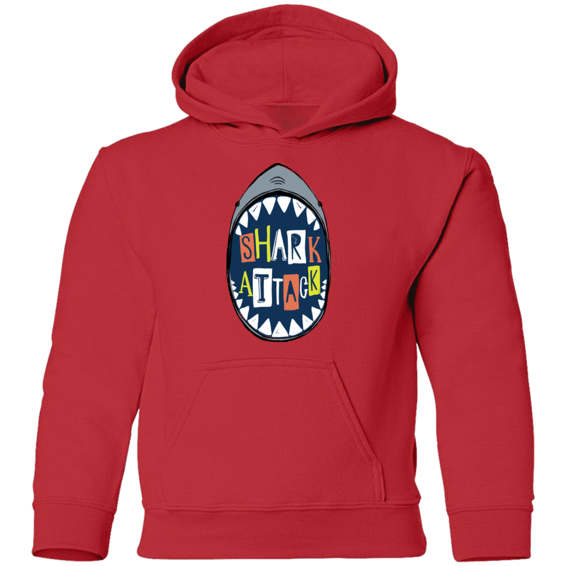 Shark Attack Kids Hoodie