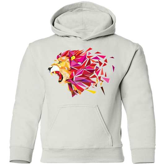 Colorful Abstract Lion Kids Hoodie