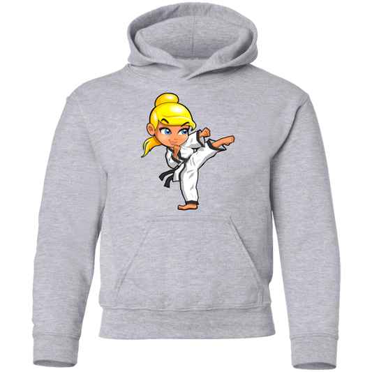 Karate Girl Kids Hoodie