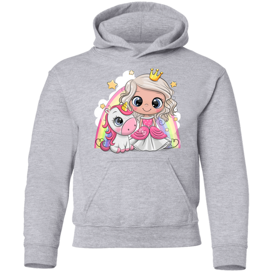 Unicorn Princess Cartoon Kids Hoodie
