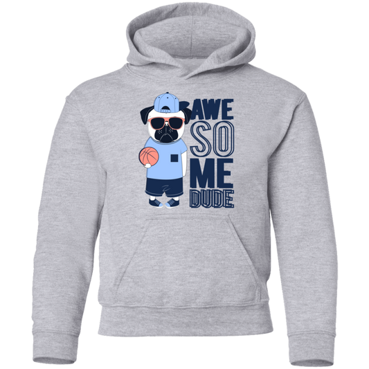 Awesome Dude Dog Kids Hoodie