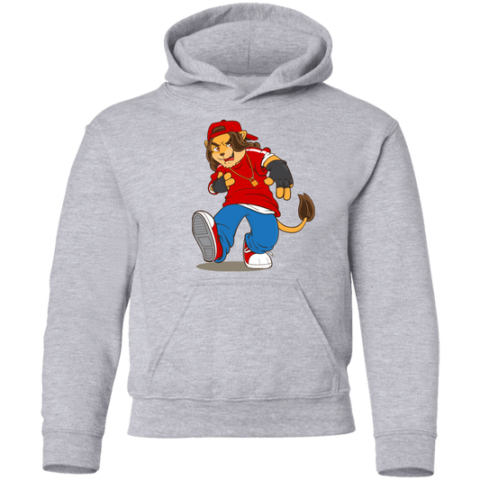 Hip Hop Lion Cartoon Kids Hoodie