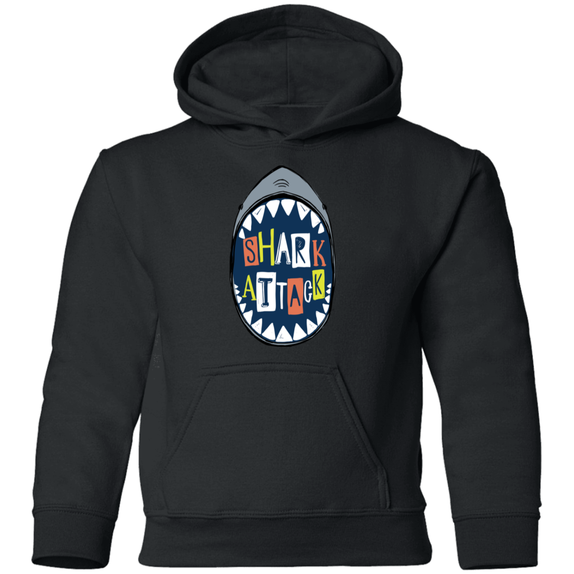 Shark Attack Kids Hoodie