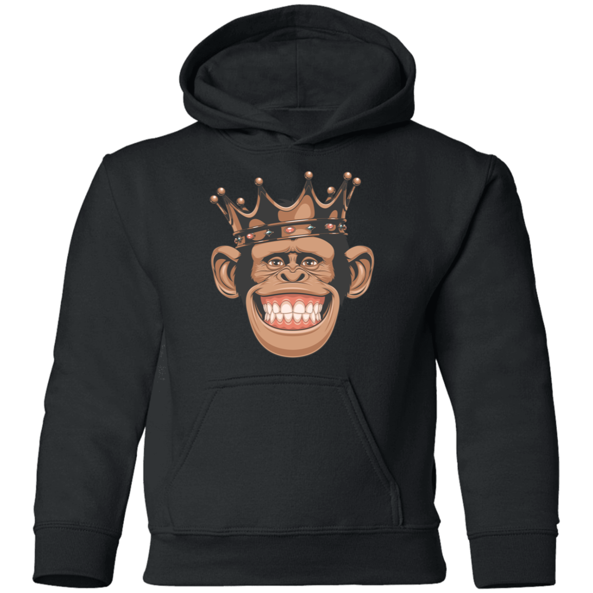 Monkey Crown Kids Hoodie