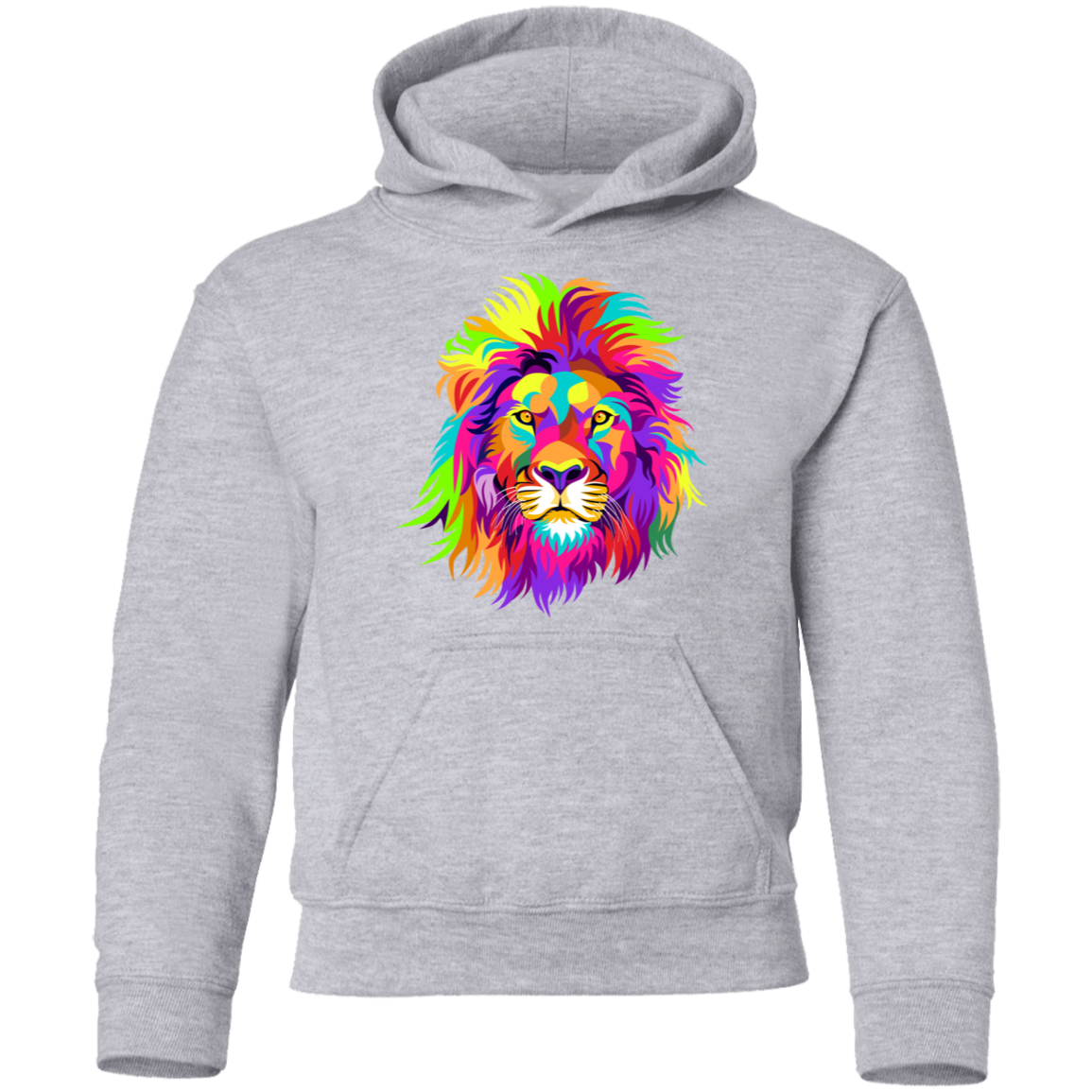 Colorful Lion Kids Hoodie