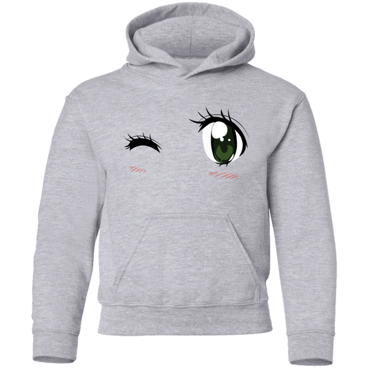 Winking Eyes Kids Hoodie