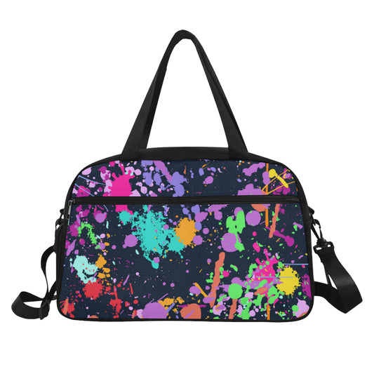 Colorful Paint Drip Abstract Art Fitness Bag Fitness