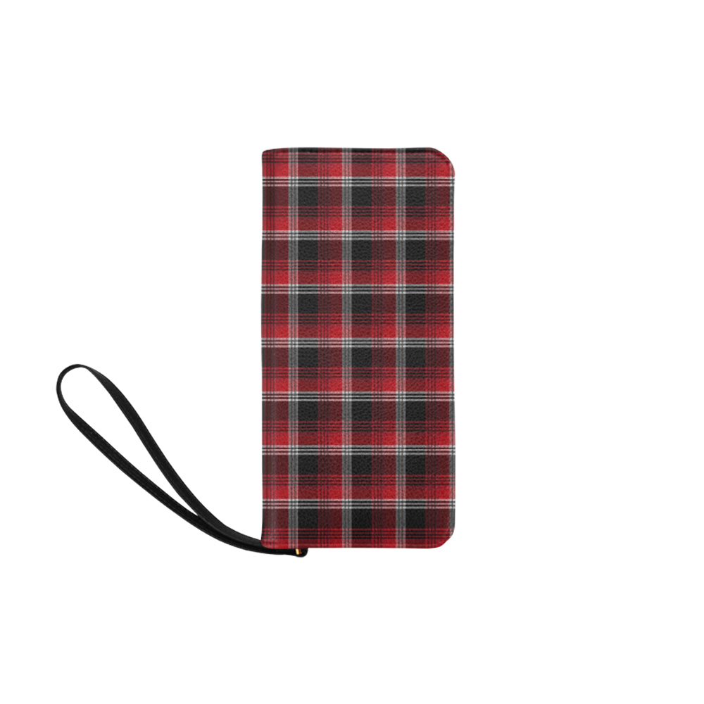 Red Plaid Clutch Purse