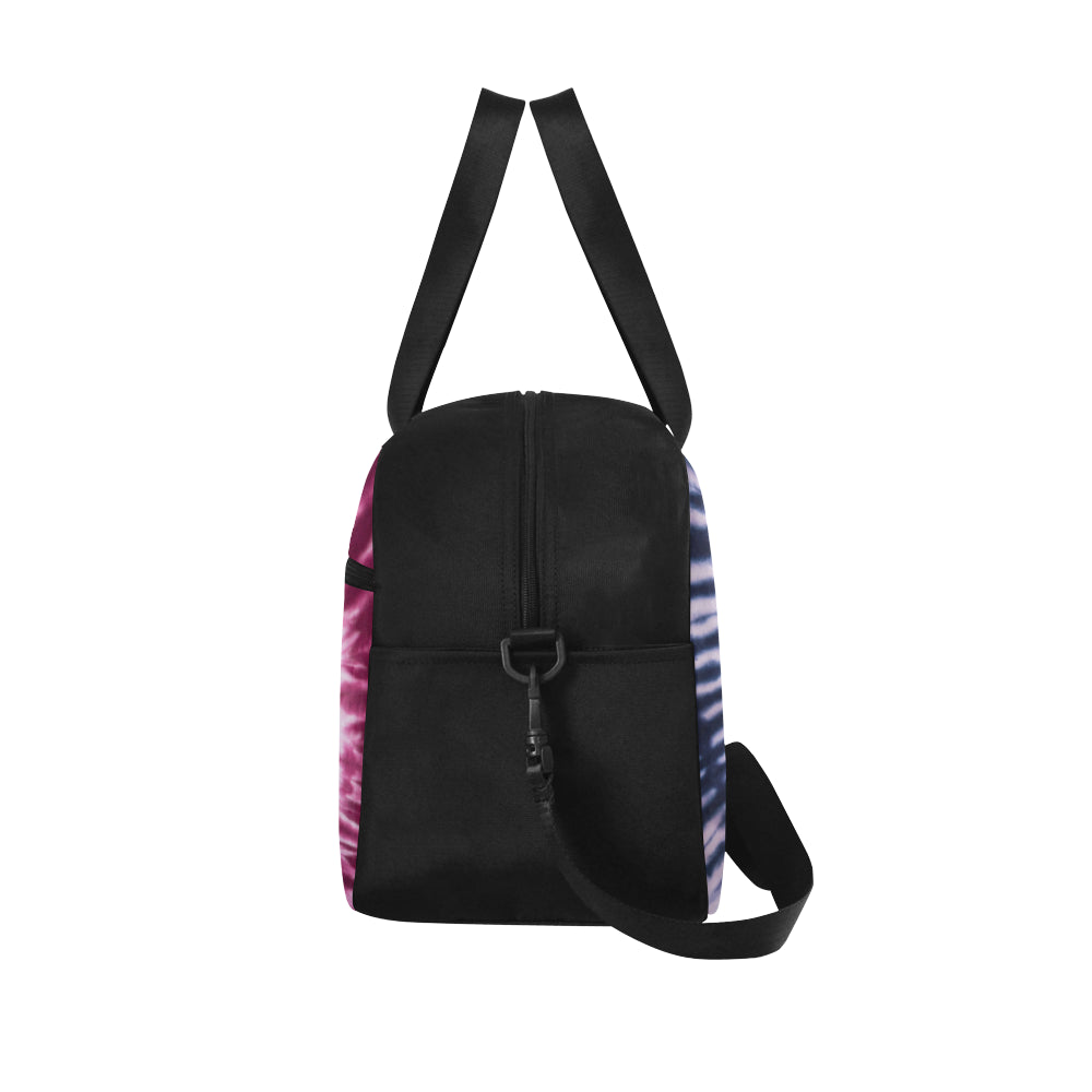 Red, White & Blue Tie Dye Fitness Bag Fitness