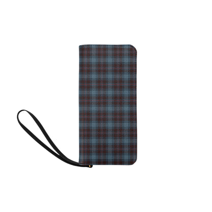 Blue Plaid Clutch Purse