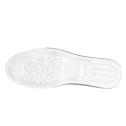 Great Wave - Women's High Top Canvas Shoes