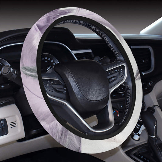 Feathers Steering Wheel Cover