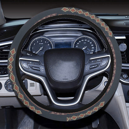 Boho Chic Bohemian Stripes Steering Wheel Cover