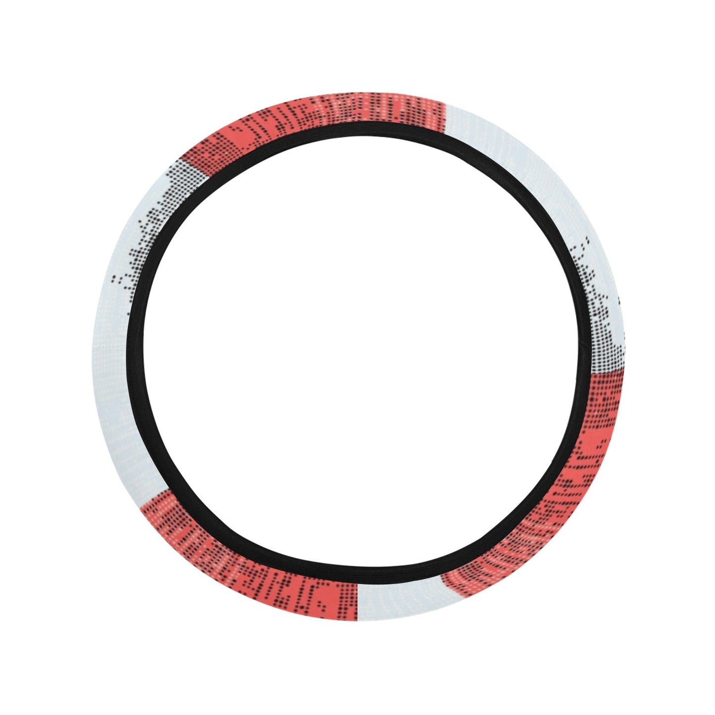 Abstract Blocks Steering Wheel Cover