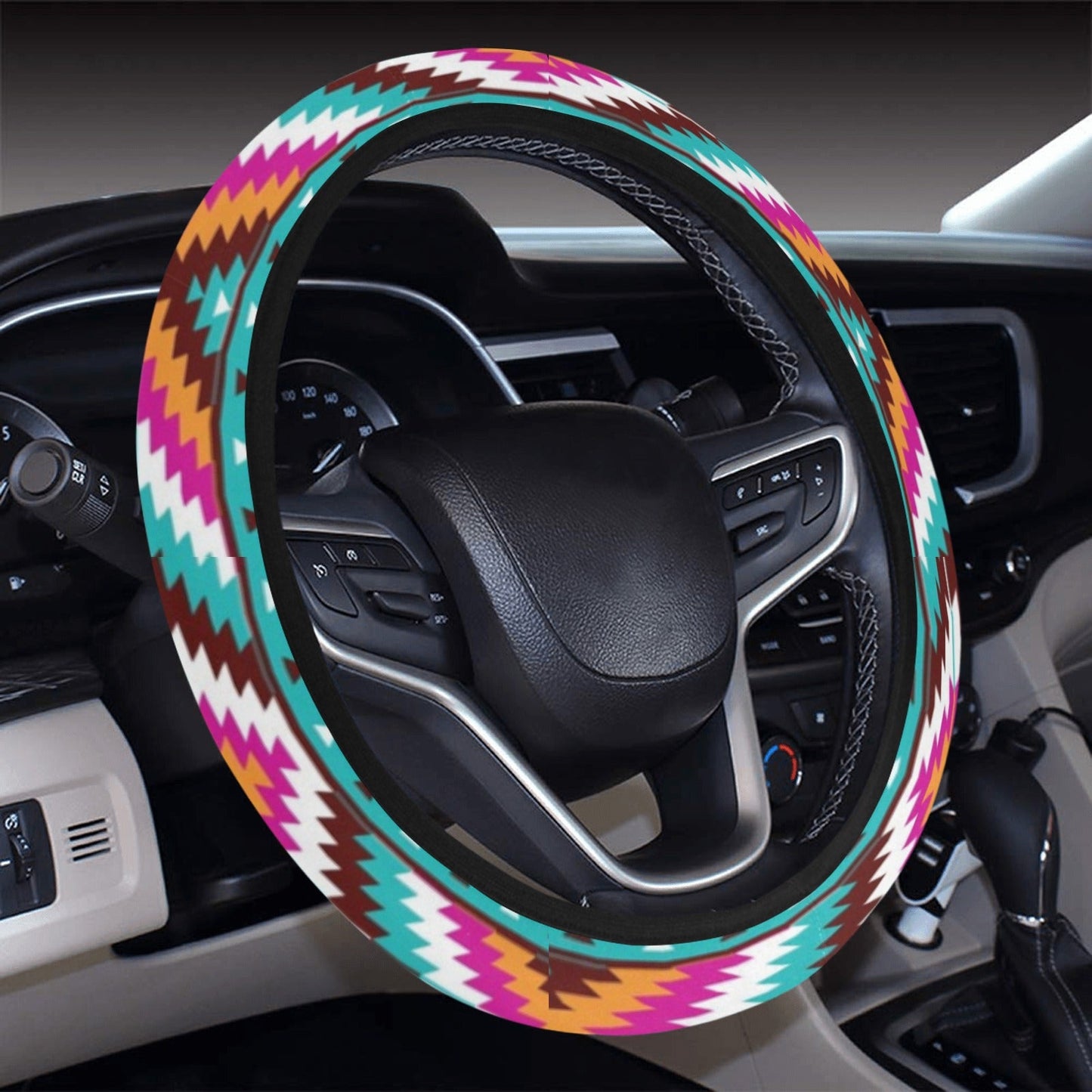 Tribal Ethnic Steering Wheel Cover