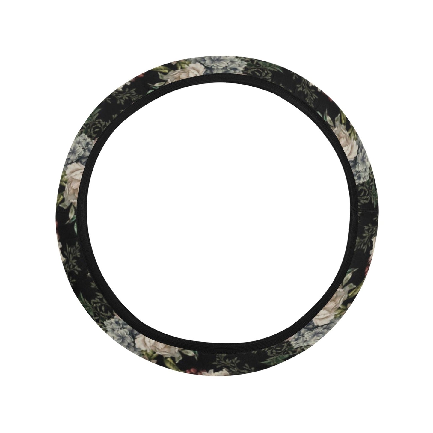 Floral Pattern Steering Wheel Cover