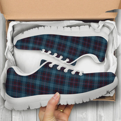 Blue Plaid Sneakers