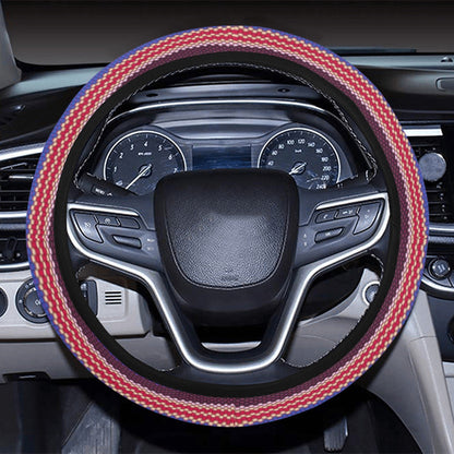 Colorful Rainbow Stripes Steering Wheel Cover
