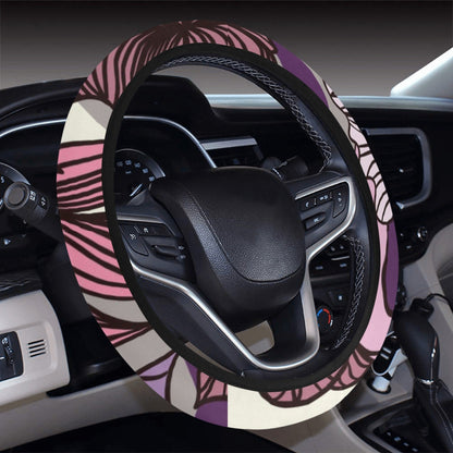 Colorful Floral Steering Wheel Cover