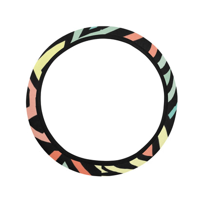 Colorful Tribal Steering Wheel Cover