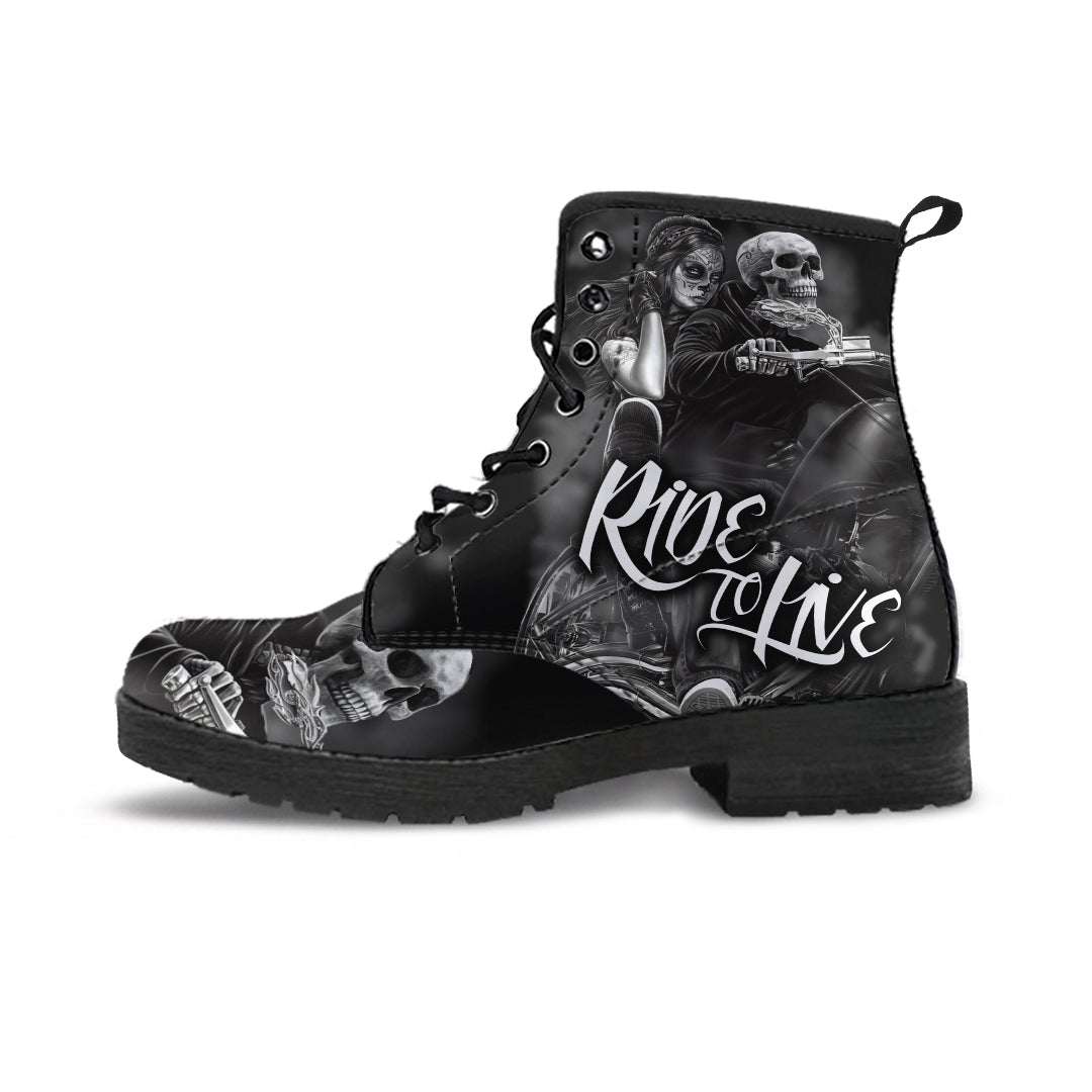 Live to Ride - Ride to Live - Boots