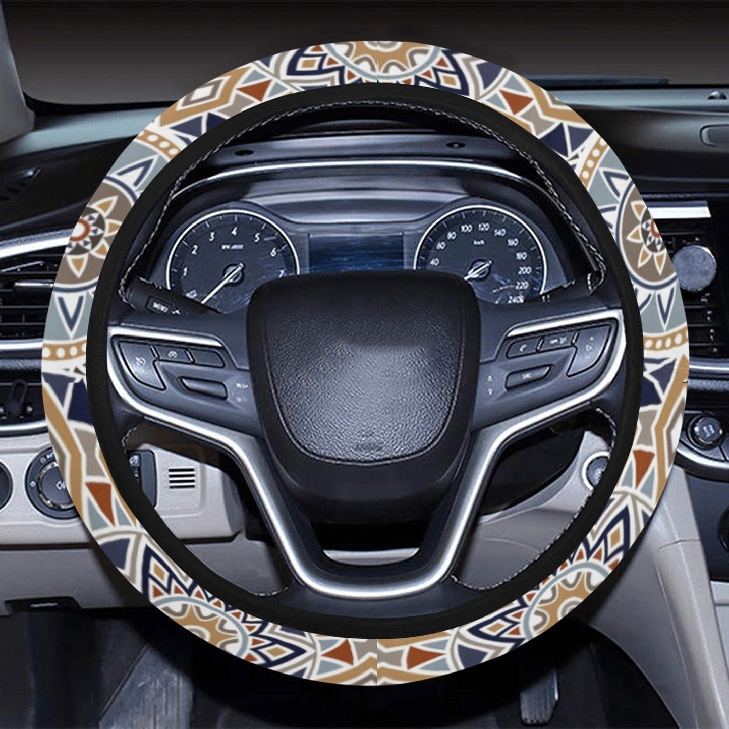 Mandalas Steering Wheel Cover