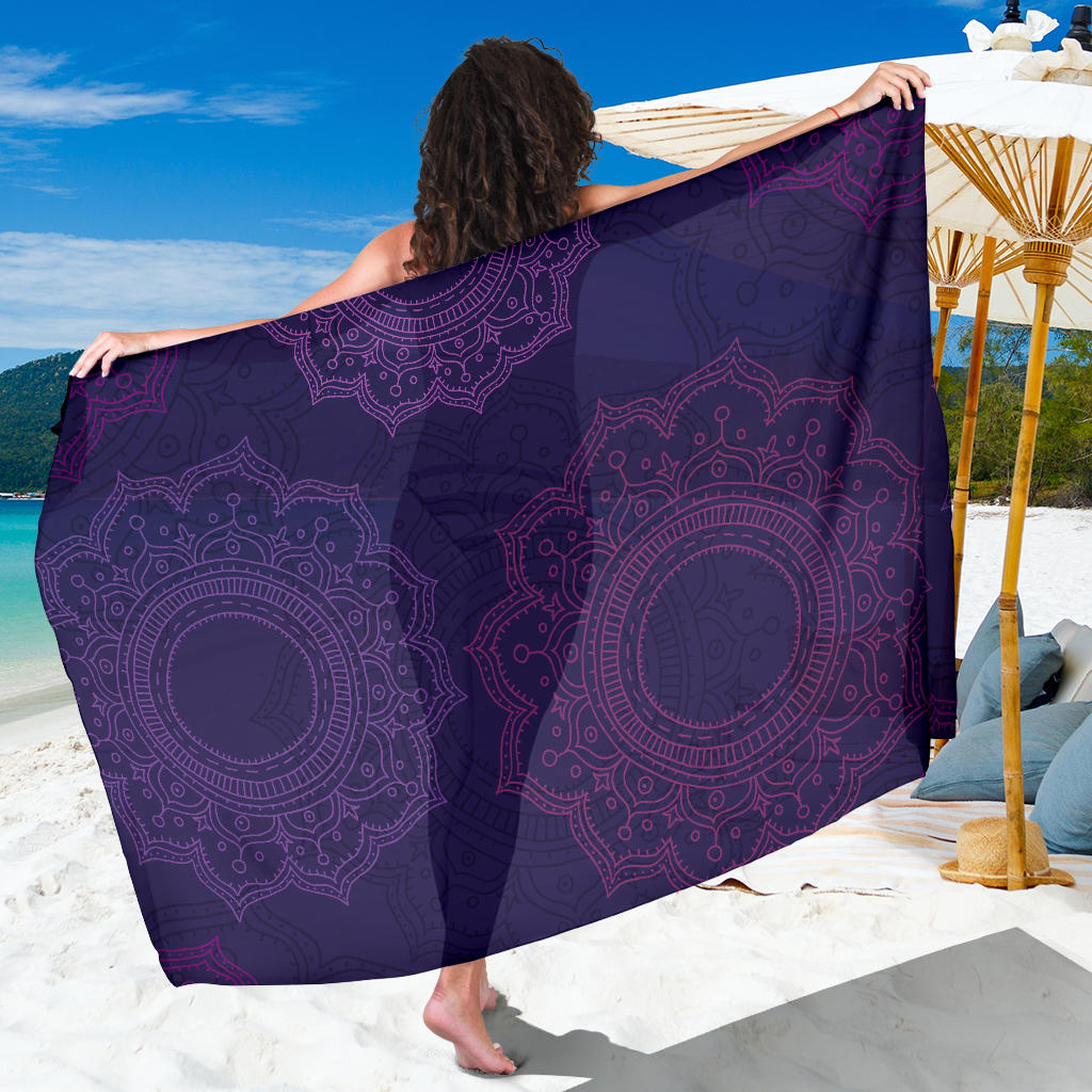 Purple Mandalas Sarong