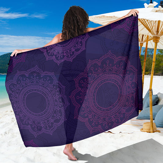 Purple Mandalas Sarong