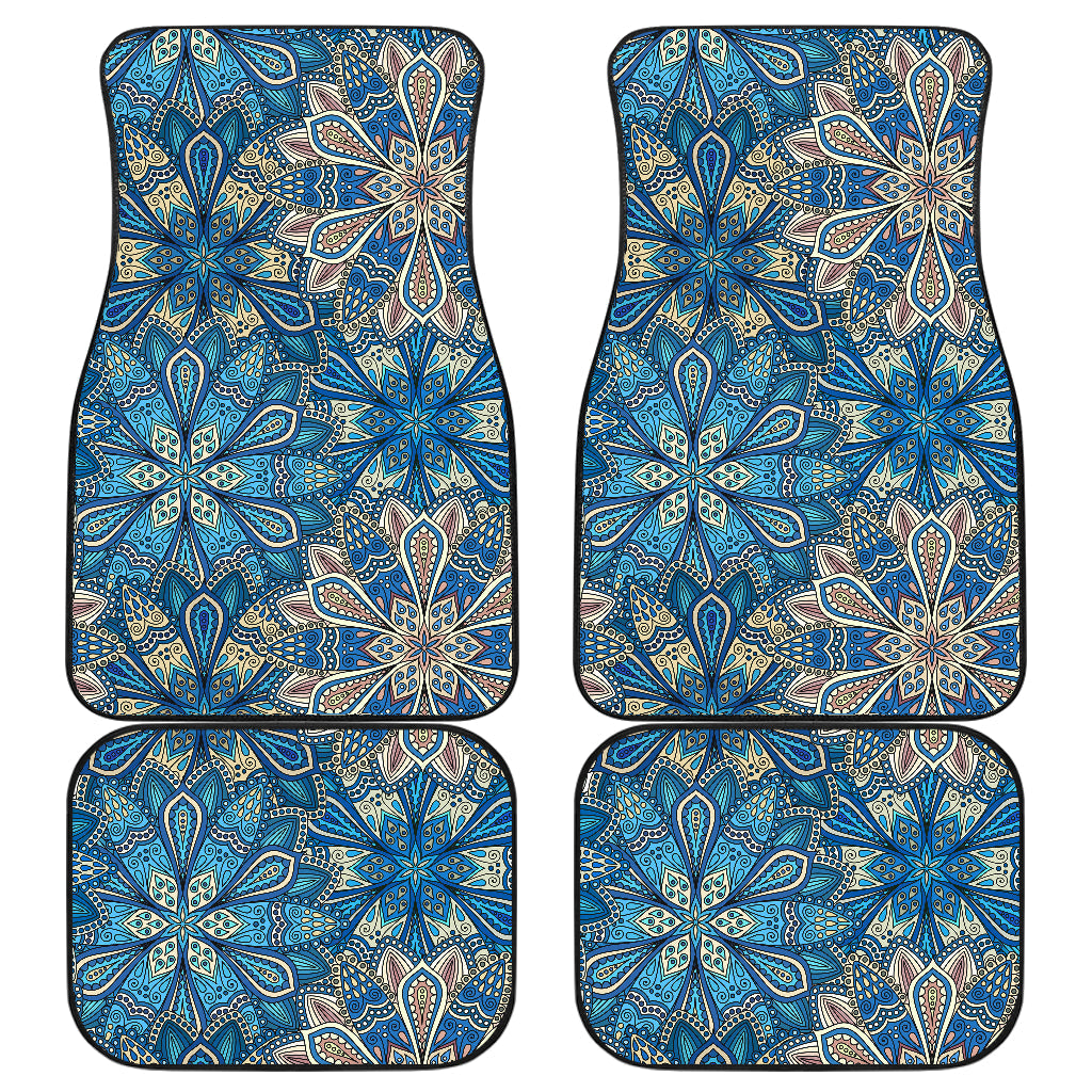 Floral Mandalas Car Floor Mats