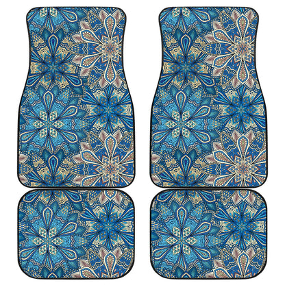 Floral Mandalas Car Floor Mats